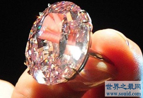 史上最大最贵粉色钻石，重达59.6克(www.gifqq.com)