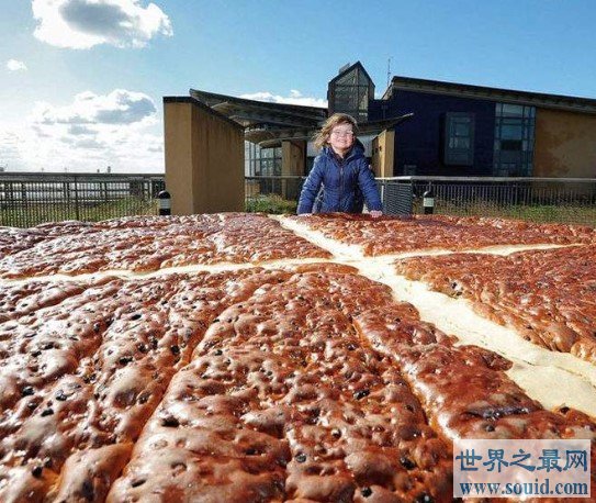 世界上最大的面包,长1700米重9吨的超大面包(www.gifqq.com)