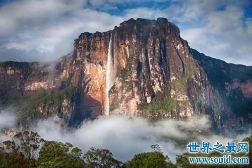 世界上最高的瀑布，与地面的落差竟达一千米！(www.gifqq.com)
