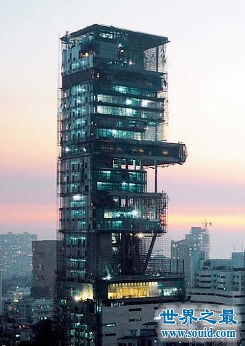 世界上最贵的房子，印度安提拉(高达10亿美元)(www.gifqq.com)