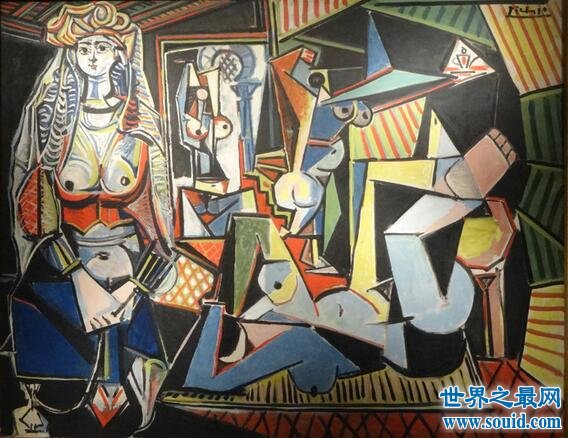 毕加索最贵的十幅画，阿尔及尔的女人拍出1.8亿美金天价！(www.gifqq.com)