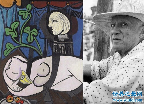 毕加索最贵的十幅画，阿尔及尔的女人拍出1.8亿美金天价！(www.gifqq.com)