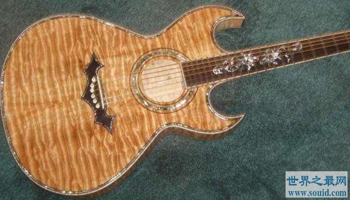 世界上最昂贵的吉他，价值大约为1300万(www.gifqq.com)