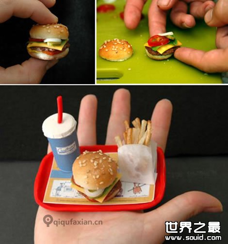 世界上最小的汉堡包(www.gifqq.com)