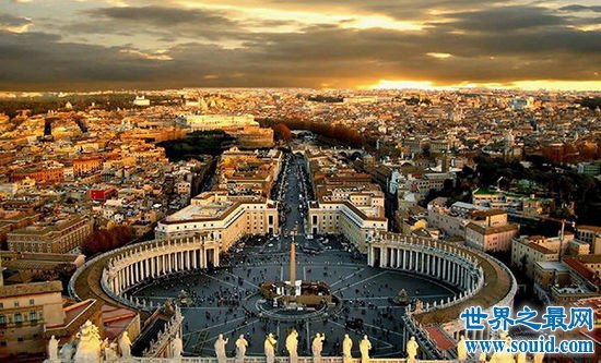 全球最小的国家 梵蒂冈面积仅有0.44平方公里(www.gifqq.com)