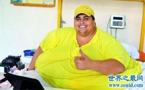 世界上最重的人排行榜，看到这些人你绝不想做胖子(www.gifqq.com)
