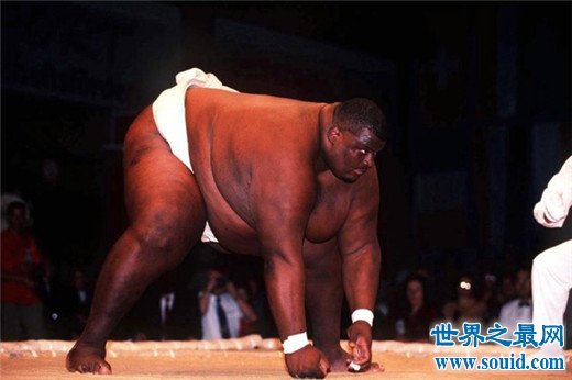 世界上最重的运动员，相扑界的绿巨人（体重达400公斤）(www.gifqq.com)