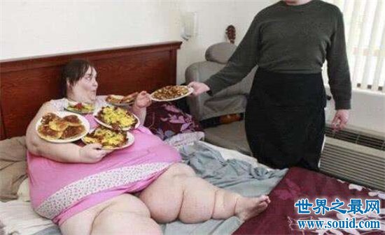 世界上最重的人是谁？她竟然每天要吃两万卡路里(www.gifqq.com)
