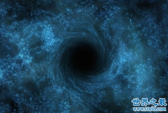宇宙中最大的黑洞，OJ287黑洞(整个银河系一样大)(www.gifqq.com)