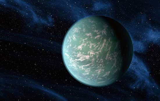首颗类地行星被发现，开普勒-22b(飞过去要2千万年)(www.gifqq.com)