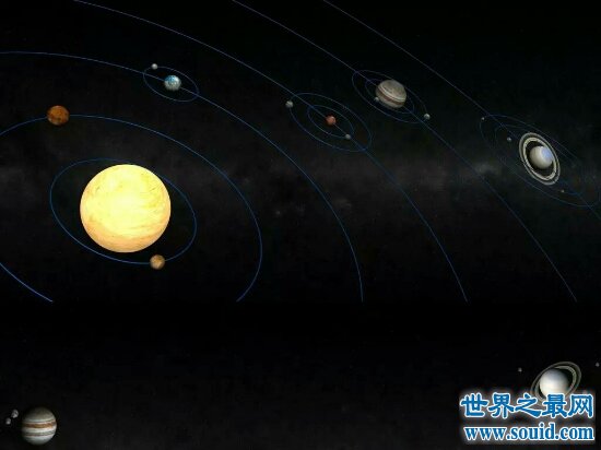 九大行星中最亮的行星叫做金星，传说都教授就是从金星来的哦！(www.gifqq.com)