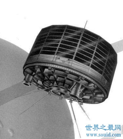 世界上第一颗气象卫星，直径约1.07米、高0.48米