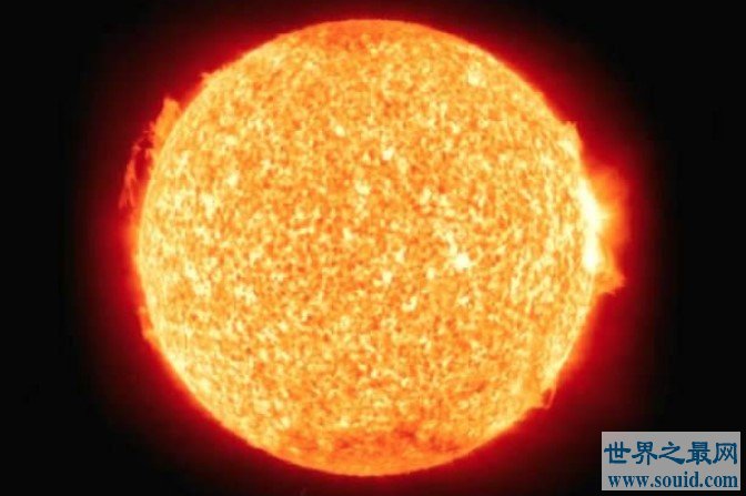 宇宙中离我们最近的恒星，平均距离约为1.5亿千米(www.gifqq.com)