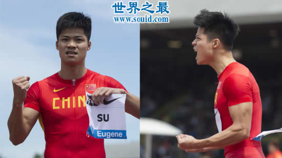 中国百米飞人苏炳添进百米决赛，9.9秒中国100米纪录(www.gifqq.com)