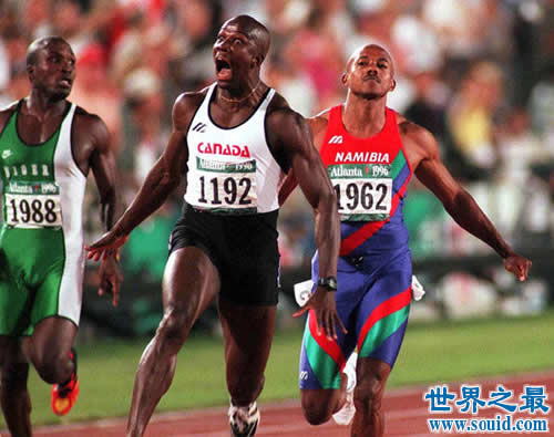 50米世界纪录，男子5.52秒/女子5.96秒(www.gifqq.com)