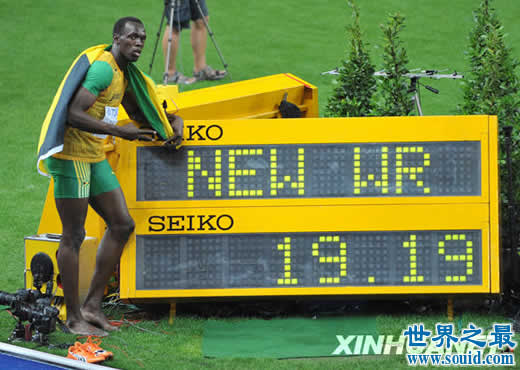 最新200米世界纪录，男子19秒19/女子21秒34(www.gifqq.com)