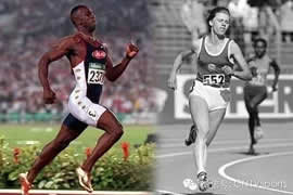 男子400米世界纪录43秒18，女子是47秒60