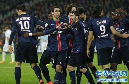 获得法甲冠军最多的十大球队，第一共获得十次！(www.gifqq.com)