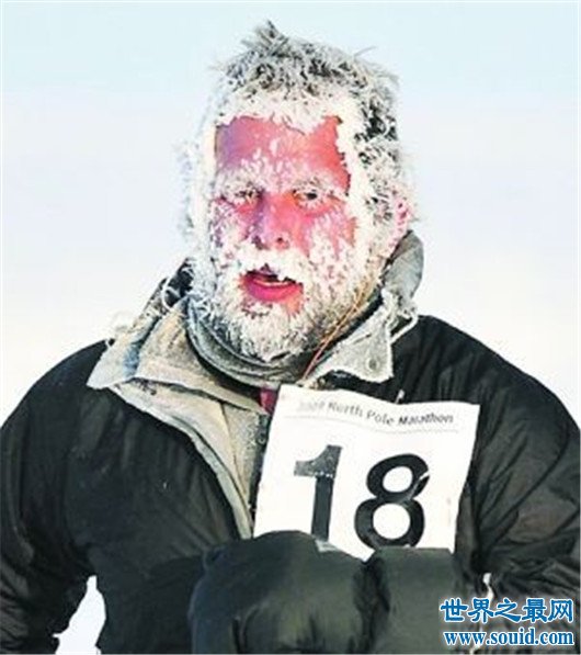 世界最冷马拉松，这么冷的天竟然还能跑的起来(www.gifqq.com)