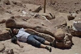 世界上最大的恐龙化石，牧羊人发现巨型骨头(长40米)