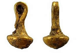 世界上最古老的24K纯金吊坠，生产与6600年前