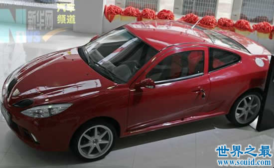 中国最便宜的跑车，吉利美人豹(最低只要6.6万)(www.gifqq.com)