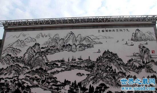 世界最大铁画，精铁打造115.91平方米的画(www.gifqq.com)