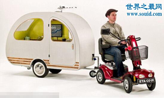 世界上最小的篷车，QTvan(长2.39米/高1.53米)(www.gifqq.com)