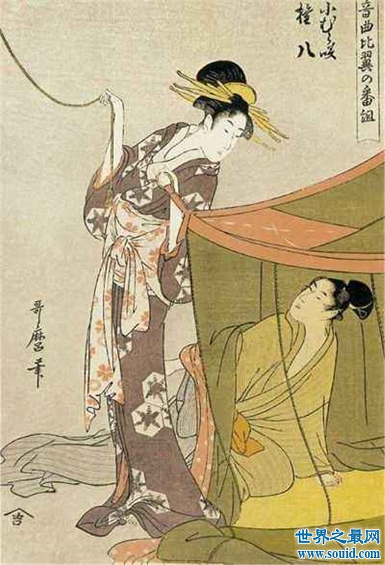 江户48手由日本相扑运动延伸而来，1603年流传至今(www.gifqq.com)