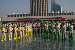 世界上最大规模的奥运吉祥物聚会(www.gifqq.com)