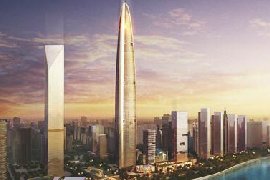 武汉第一高楼，636米的武汉绿地中心(中国最高建筑)
