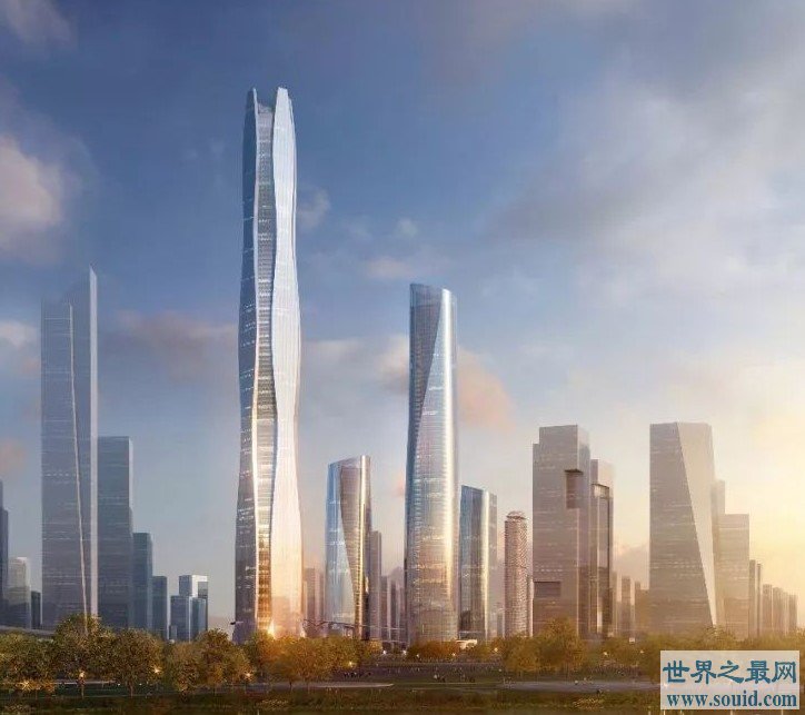 中国第一高楼，高达632米(www.gifqq.com)