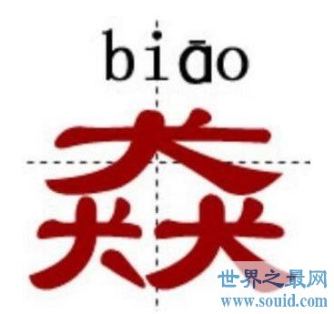 中国最难认的汉字，你是否认识呢(www.gifqq.com)