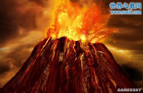历史上毁灭性最大的火山，差点毁灭人类物种(www.gifqq.com)