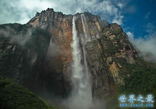 世界上最大的瀑布，安赫尔瀑布(世界三大瀑布)(www.gifqq.com)