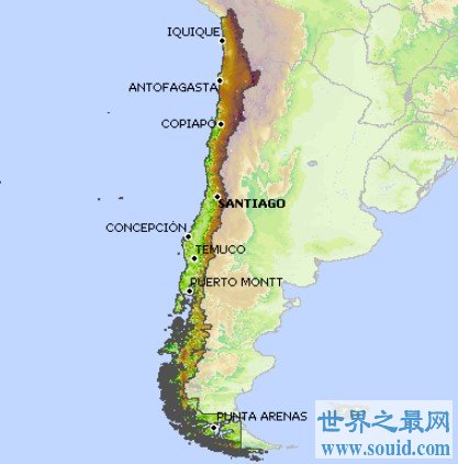 世界上最狭长的国家，形状居然像一条长长的蚯蚓(www.gifqq.com)