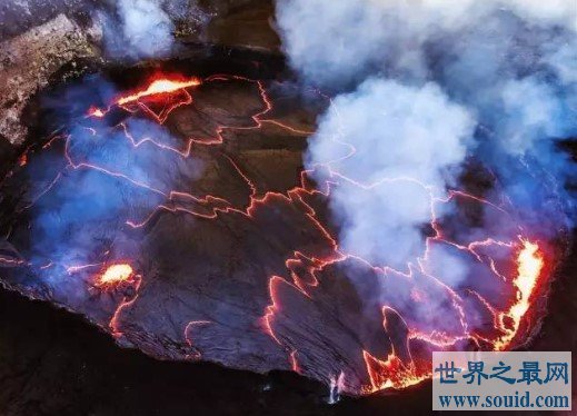 世界上最爆发最频繁的活火山，从来都没有停止过