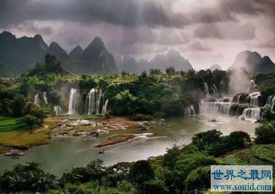 亚洲最大的跨国瀑布，《花千骨》取景地(www.gifqq.com)