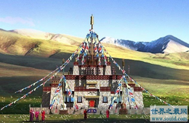 中国最大的拉则诞生，位于青海拉脊山巅的宗喀拉则(www.gifqq.com)